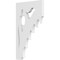 Ekena Millwork Wellington Architectural Grade PVC Bracket , 5/8"W X 6 1/2"D X 11"H BKTP01X06X11WE - alternate 1